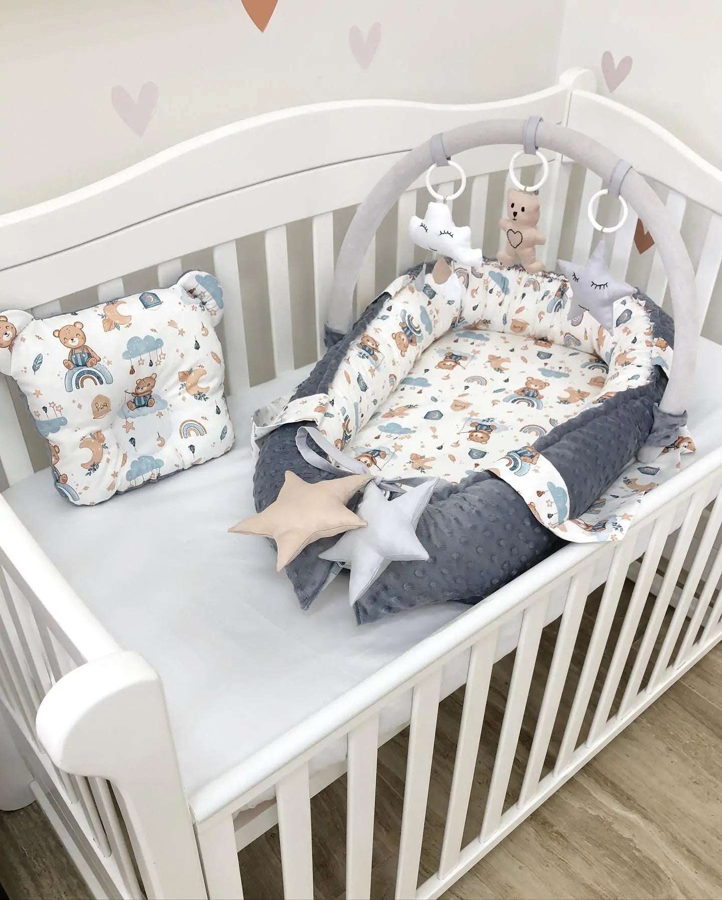 Baby Nest “Bears” - Baby Bedding Worlds
