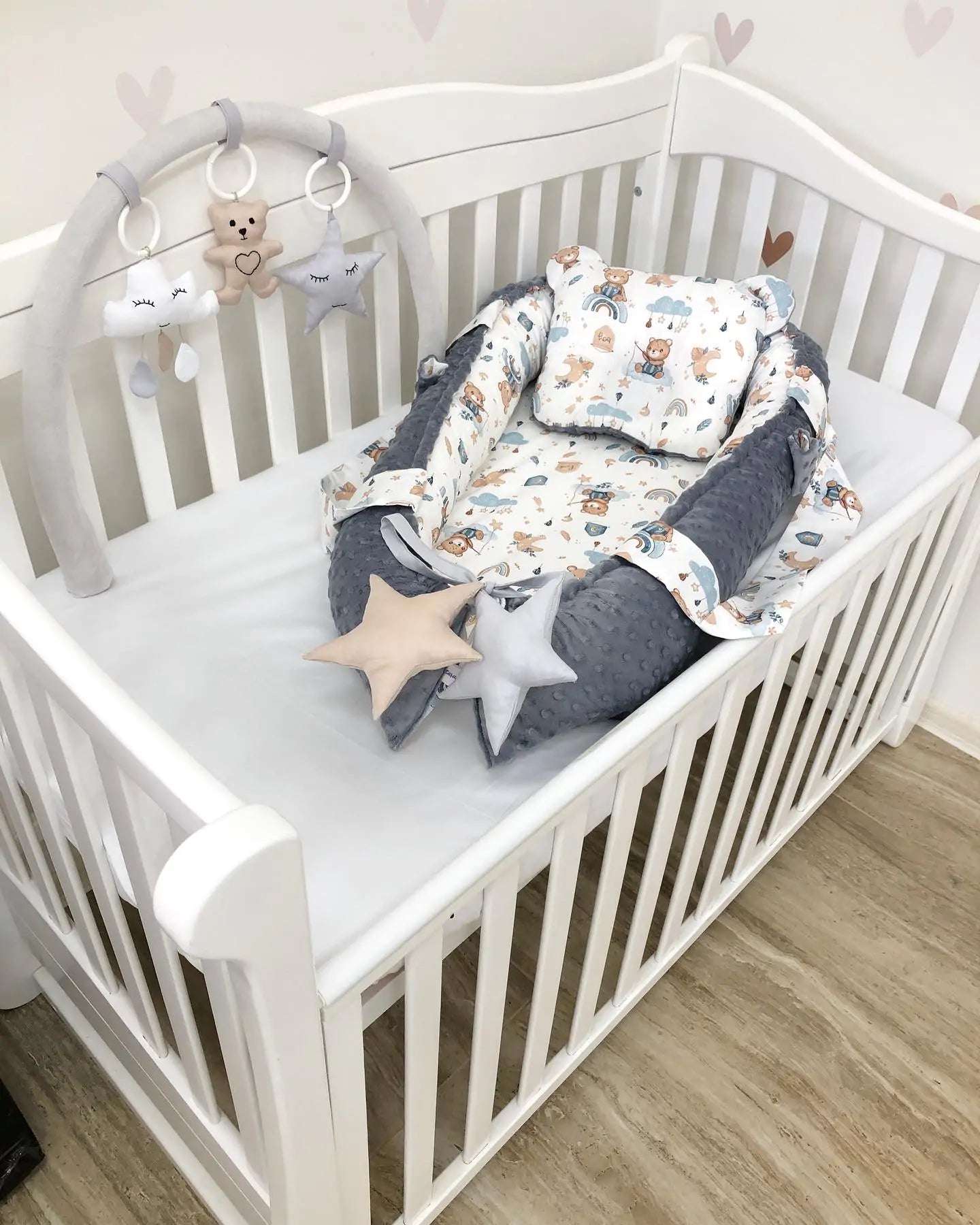Baby Nest “Bears” - Baby Bedding Worlds