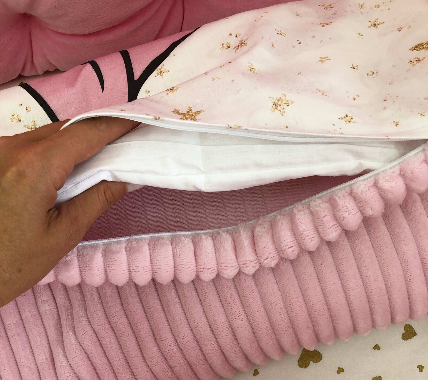 Crib Set "Pink Minnie" - Baby Bedding Worlds