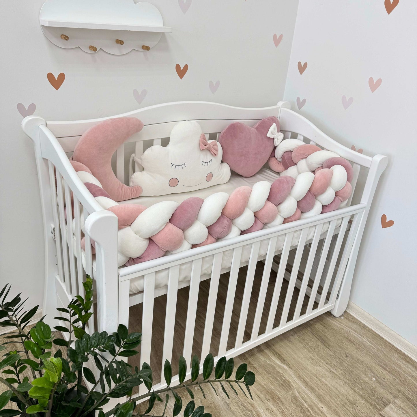 Cot Bumper "Rose"