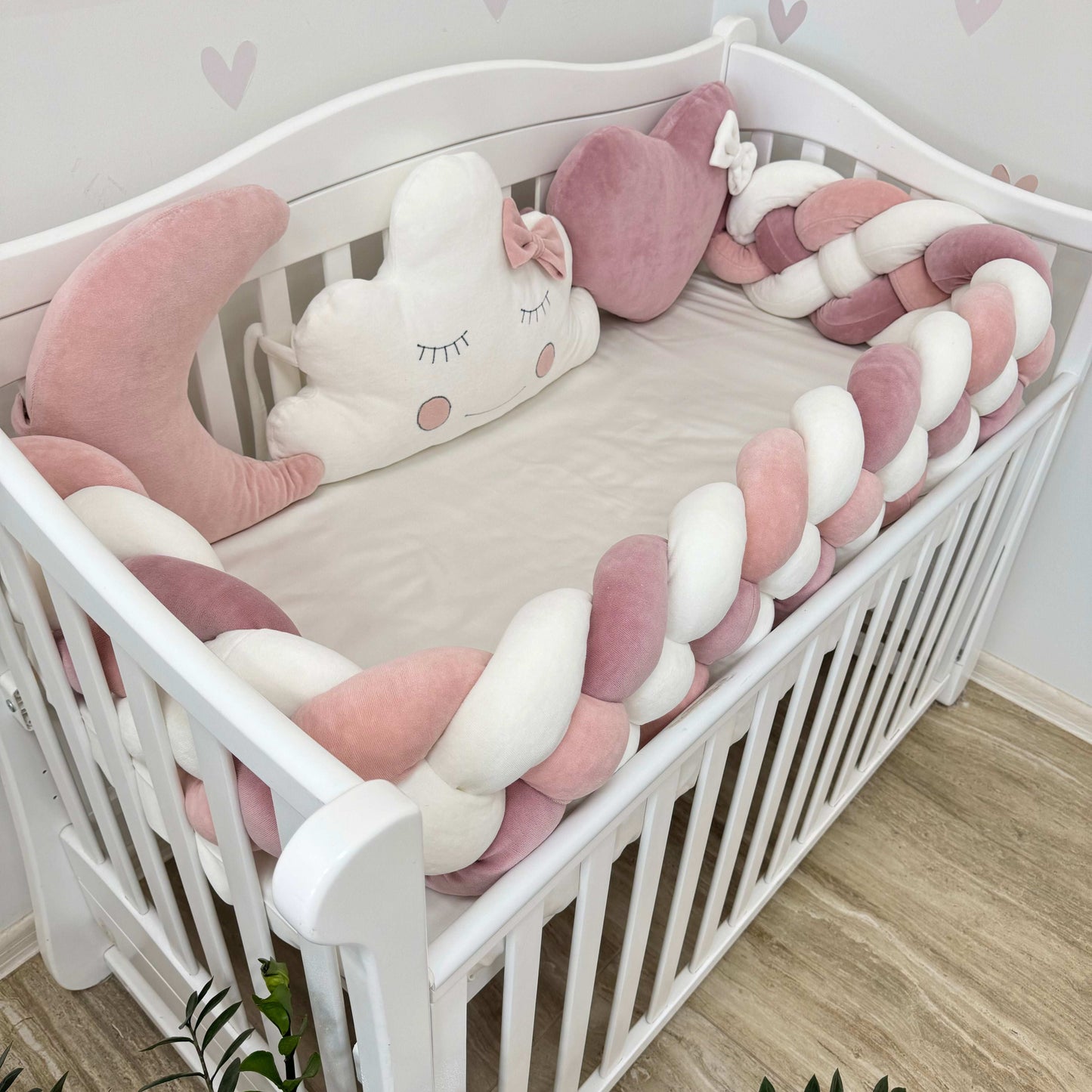 Cot Bumper "Rose"