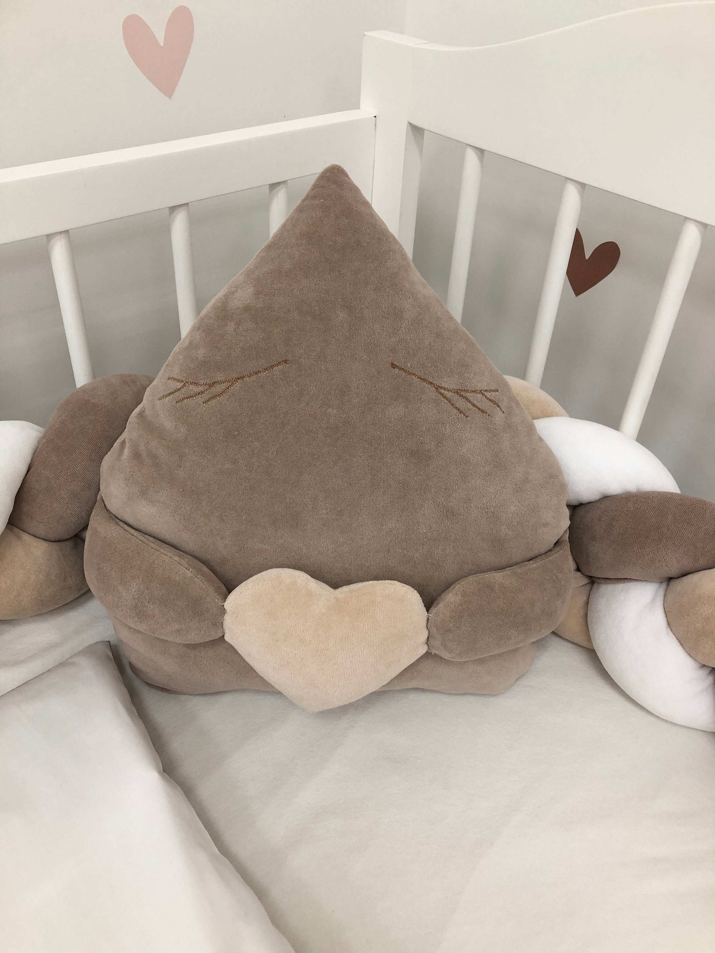 Baby bedding set "Brown drop" - Baby Bedding Worlds