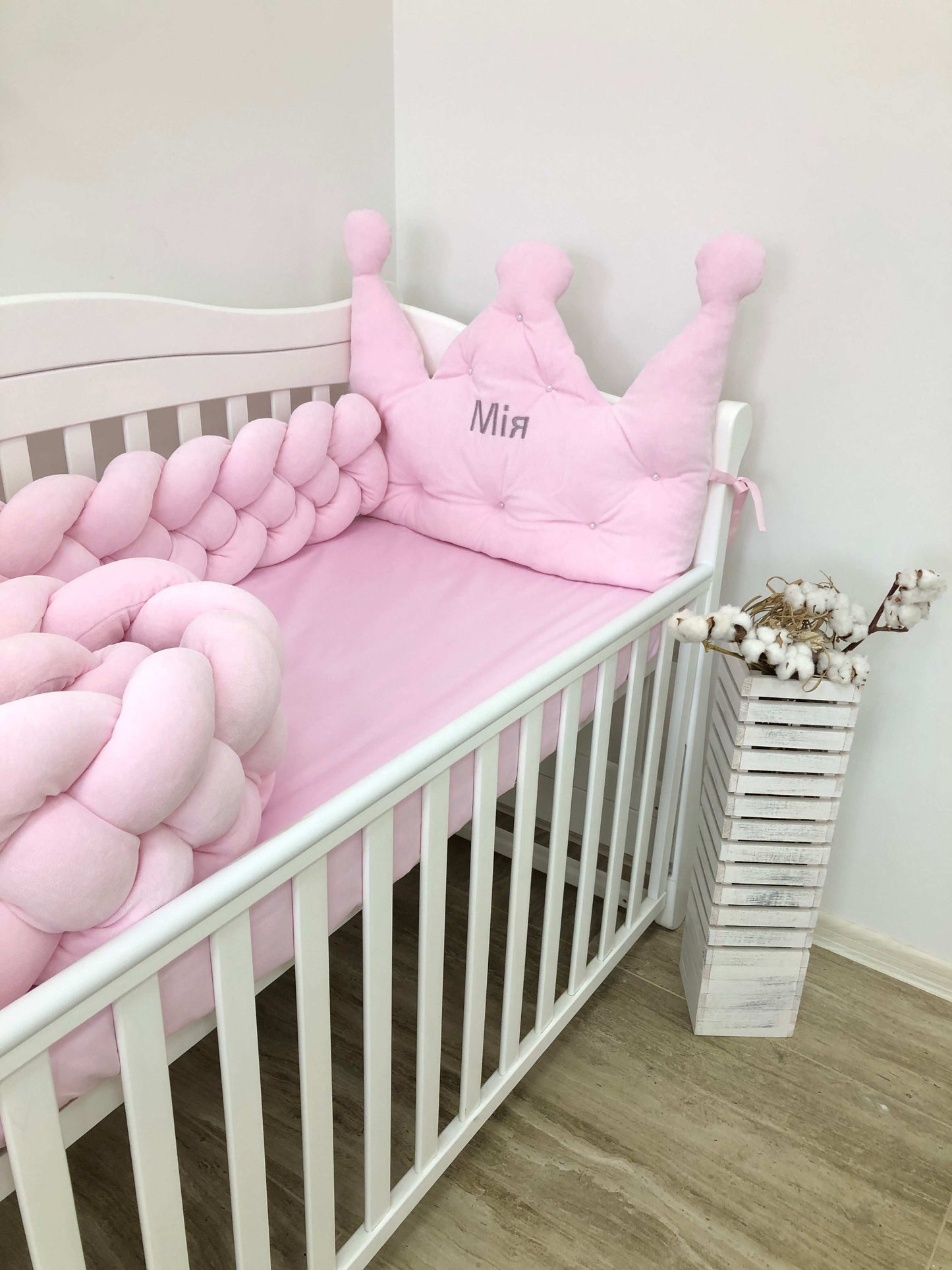 Pink girl baby bedding set - Baby Bedding Worlds