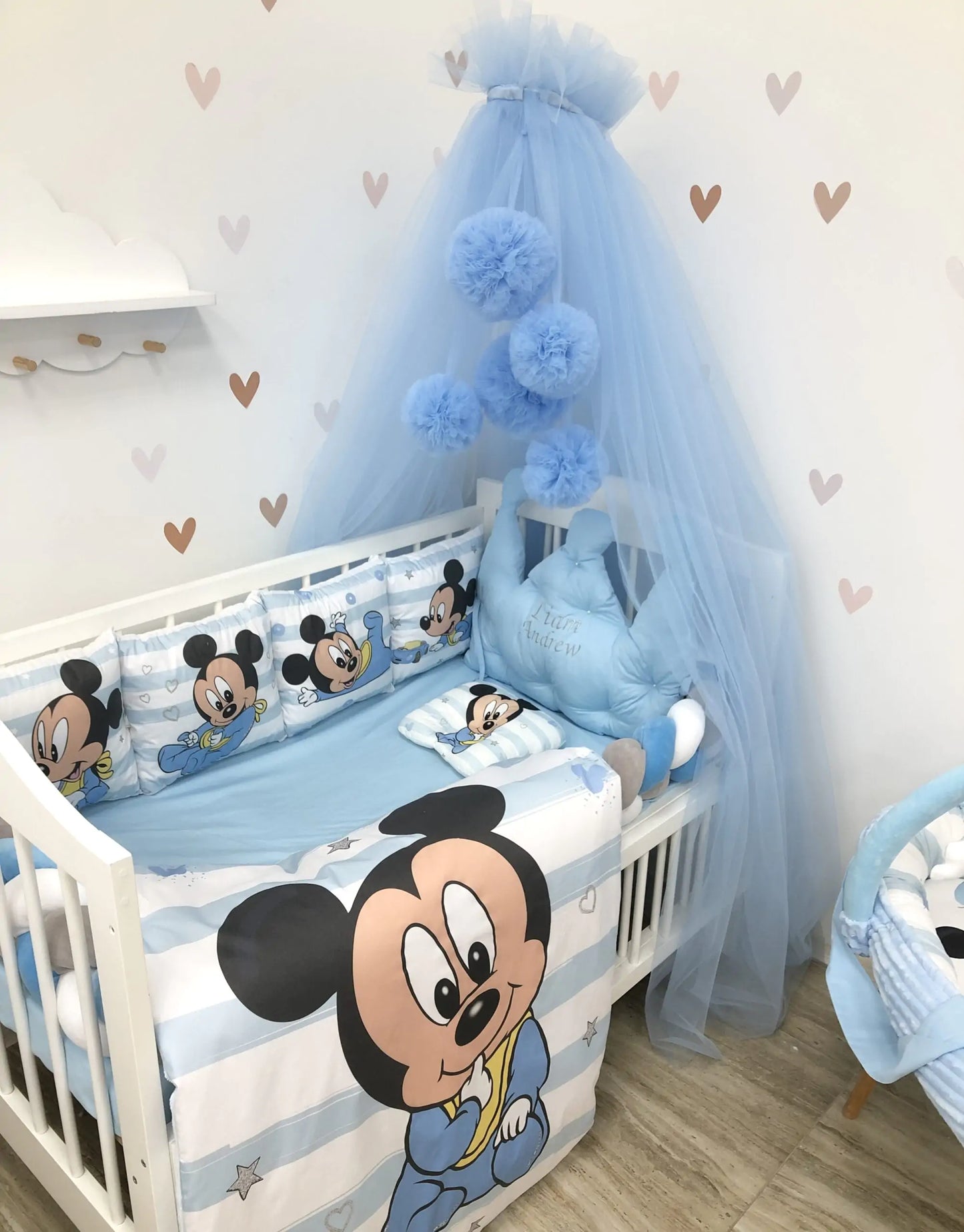 Bedding set color Blue - Baby Bedding Worlds