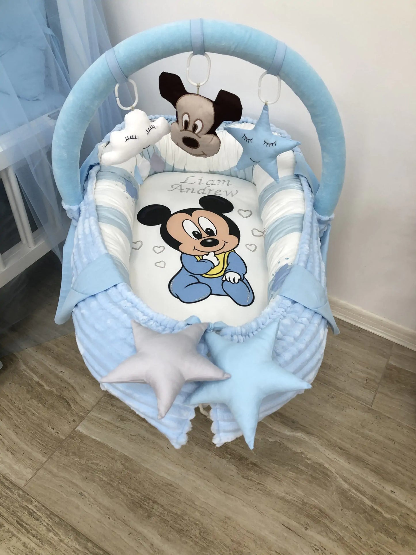 Bedding set color Blue - Baby Bedding Worlds