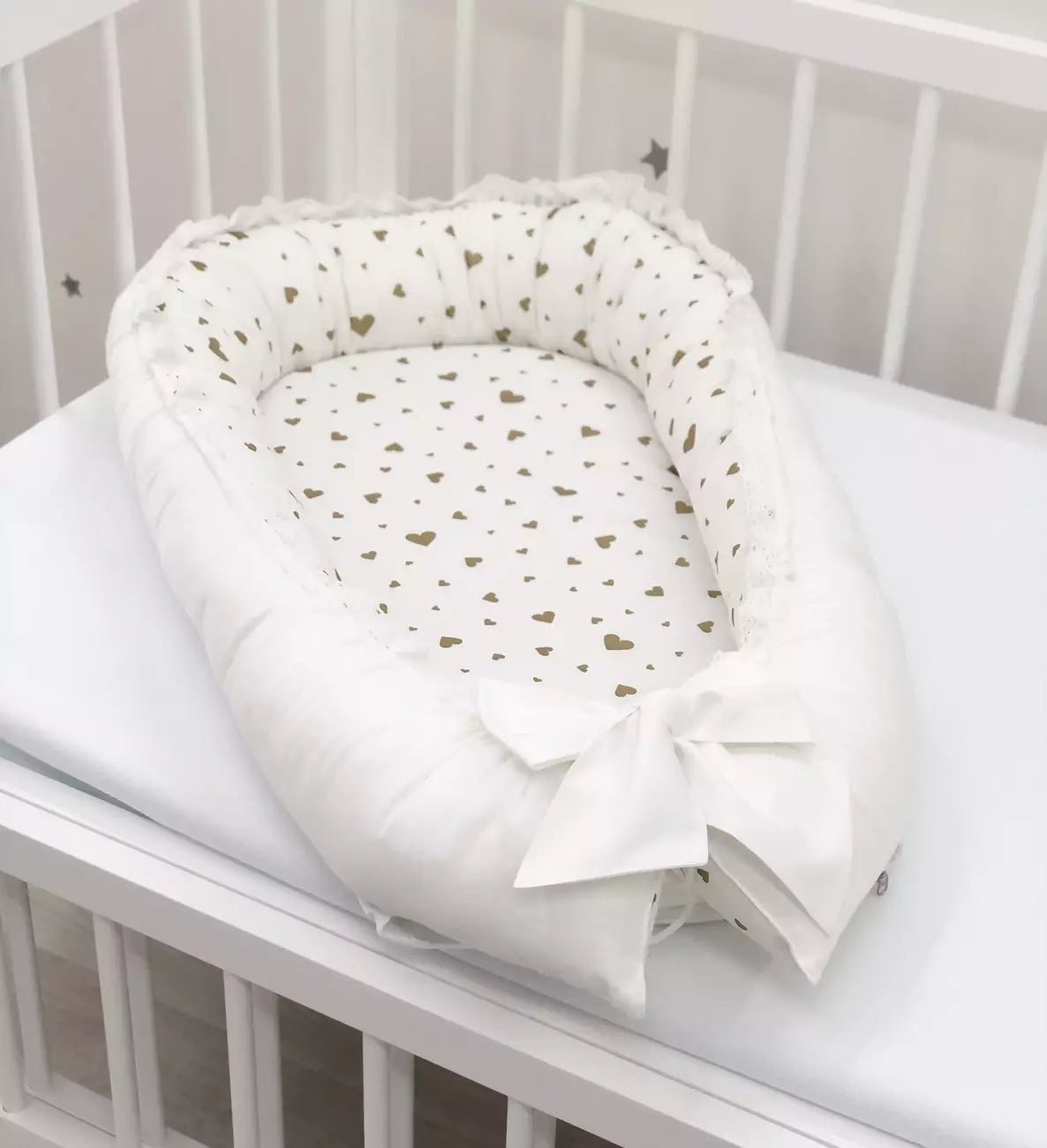 Baby nest “White” - Baby Bedding Worlds