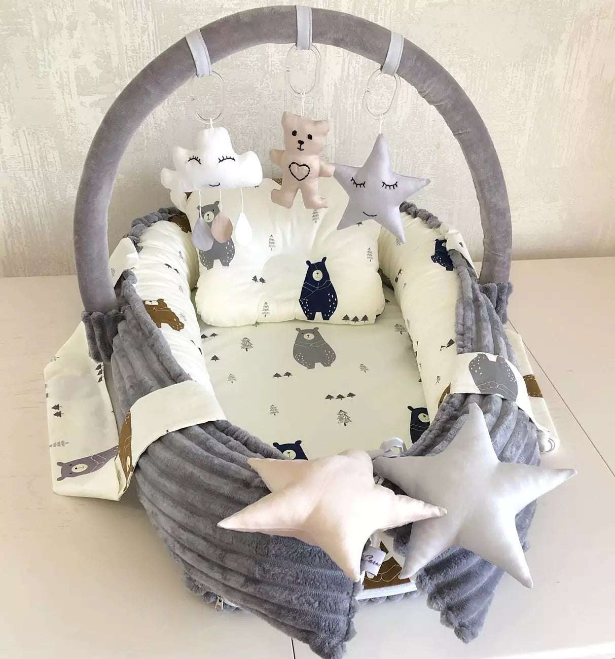 Baby nest “Teddi” - Baby Bedding Worlds