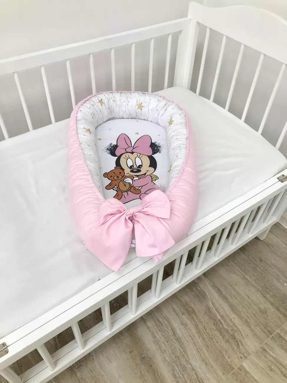 Baby nest “Pink Mays” - Baby Bedding Worlds