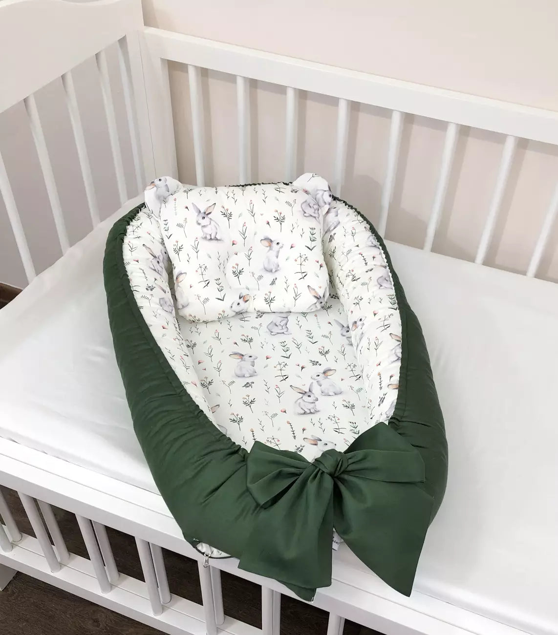 Baby nest “Rabbits” - Baby Bedding Worlds