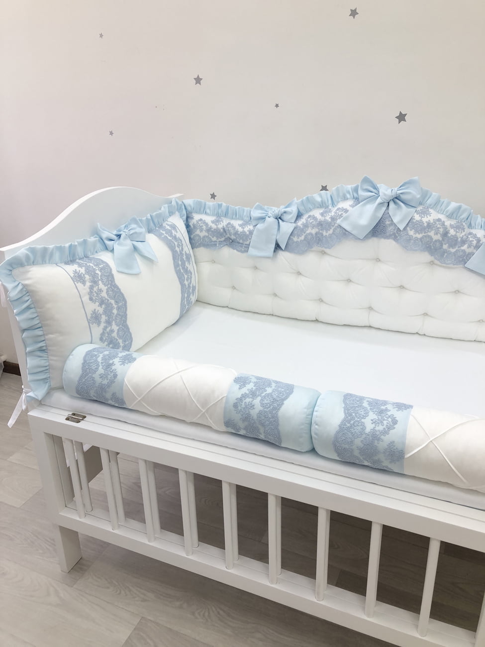 Crib Bumper “Royal luxury nursery bedding crib bumpers“ - Baby Bedding Worlds