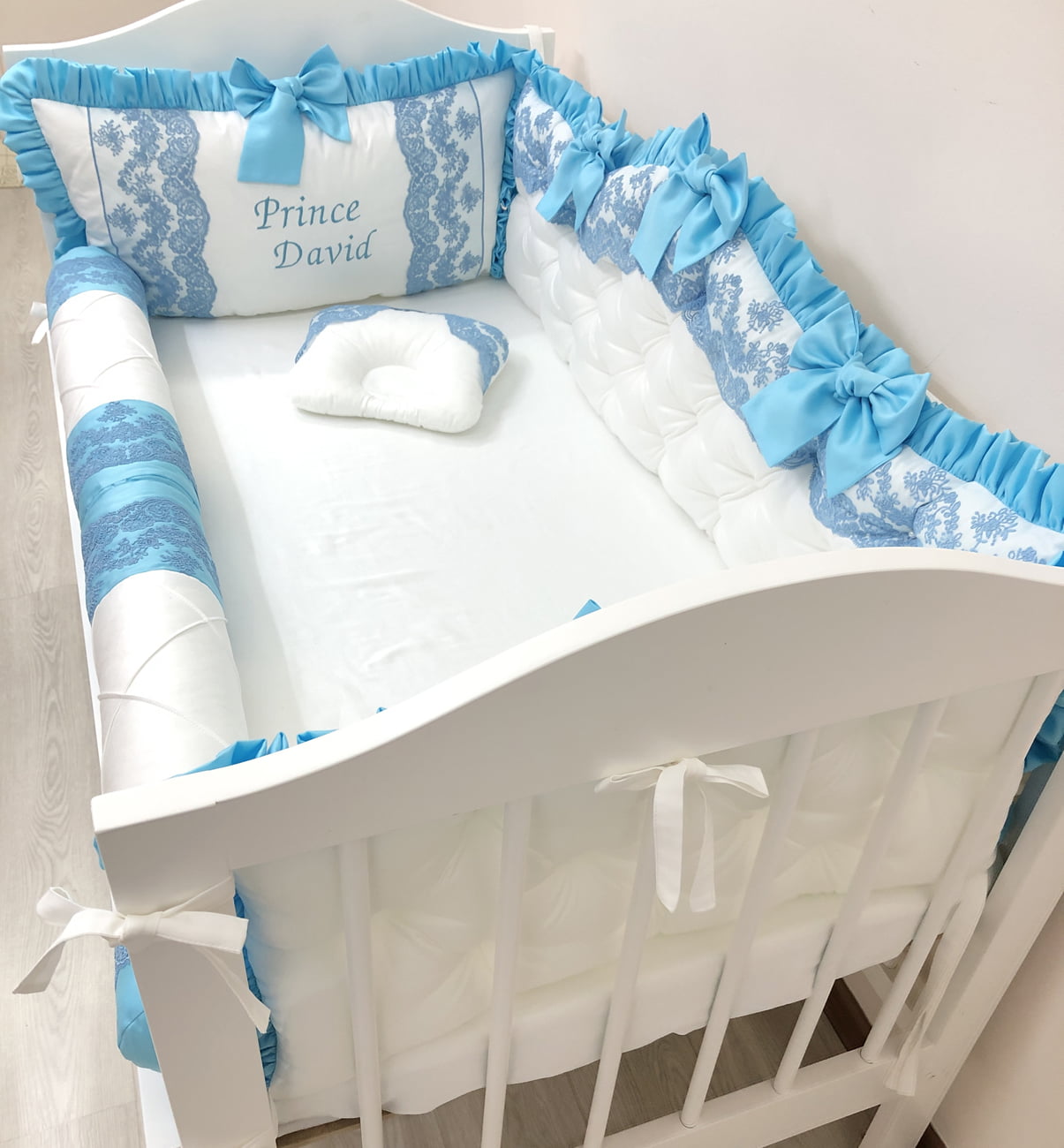“Personalized luxury crib bumpers” - Baby Bedding Worlds