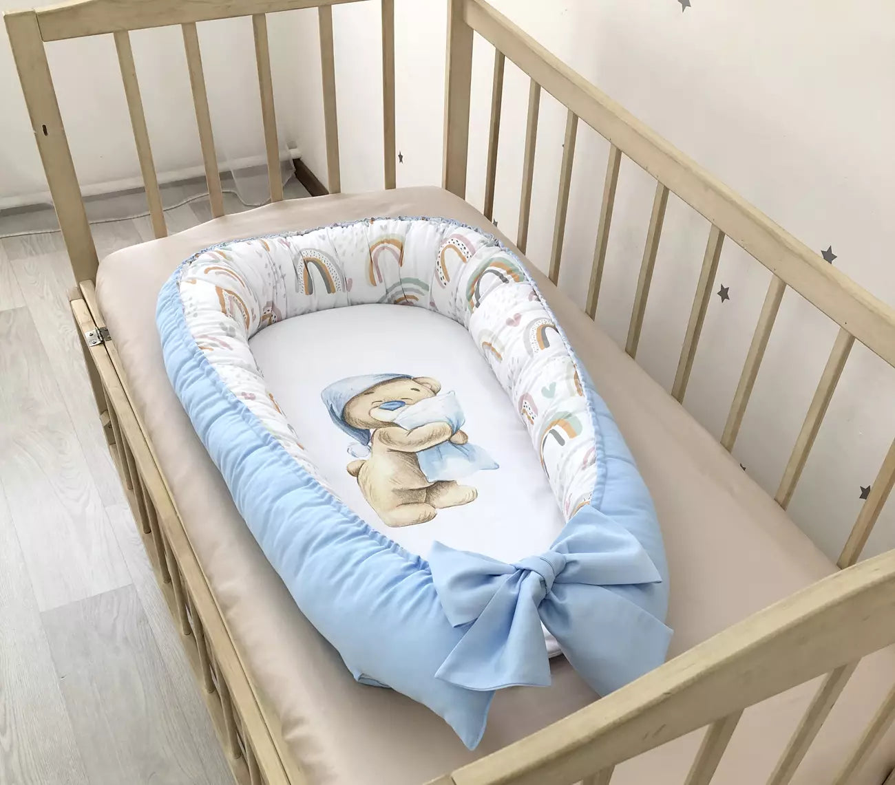 Baby Nest “Teddi bear” - Baby Bedding Worlds