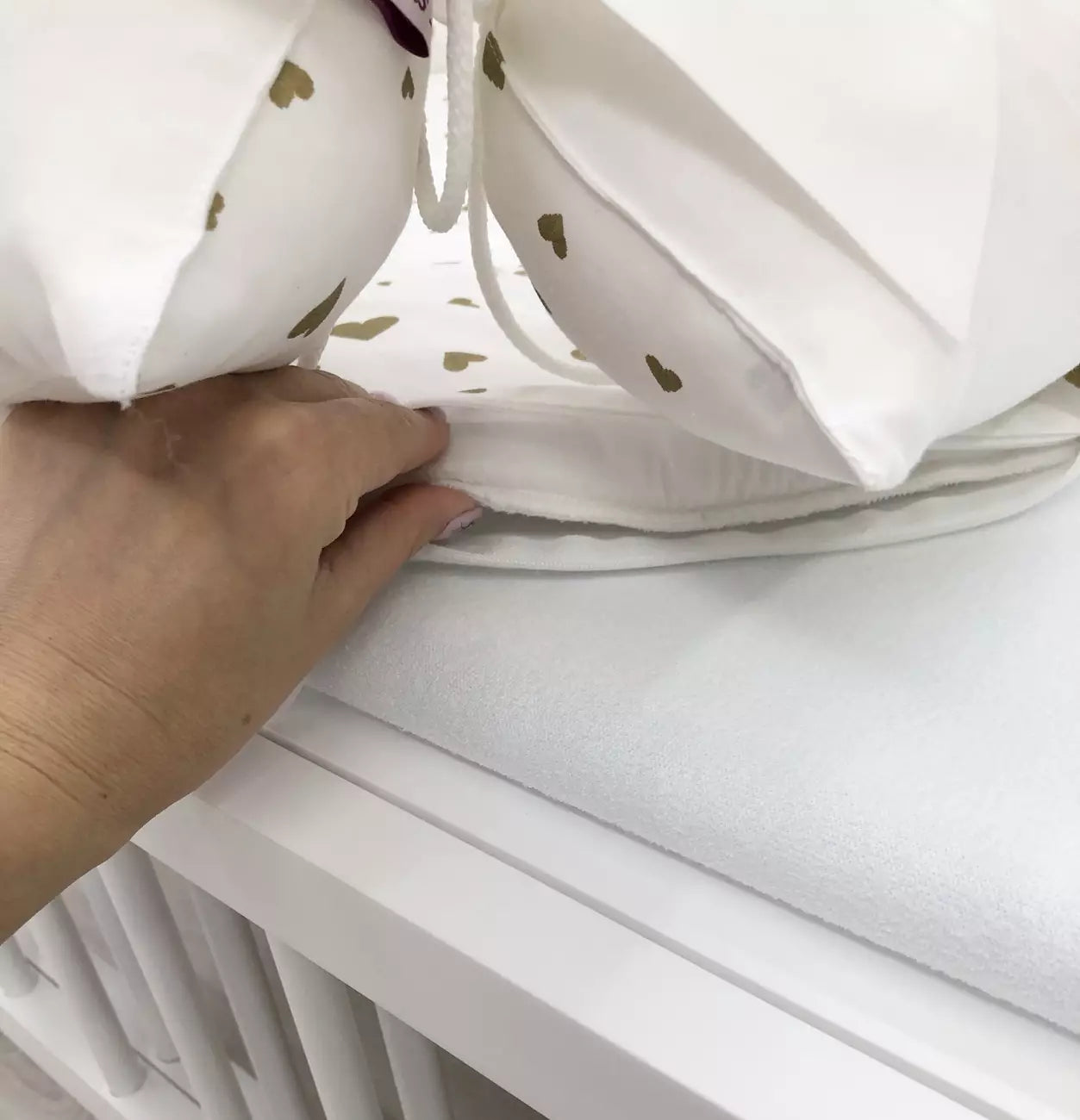 Baby nest “White” - Baby Bedding Worlds