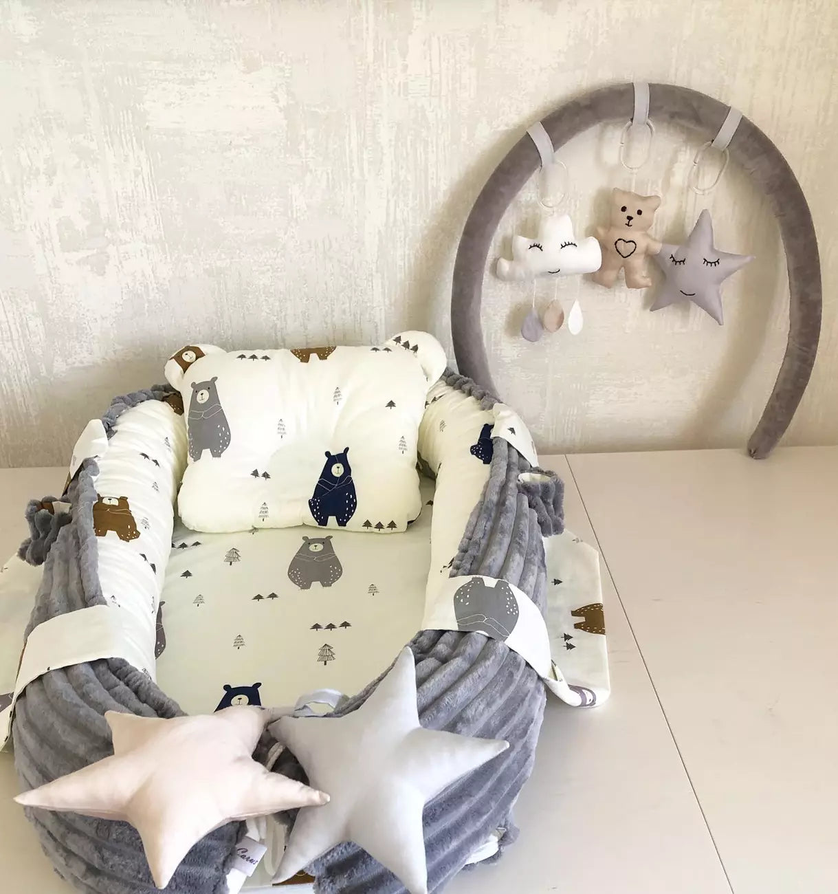 Baby nest “Teddi” - Baby Bedding Worlds