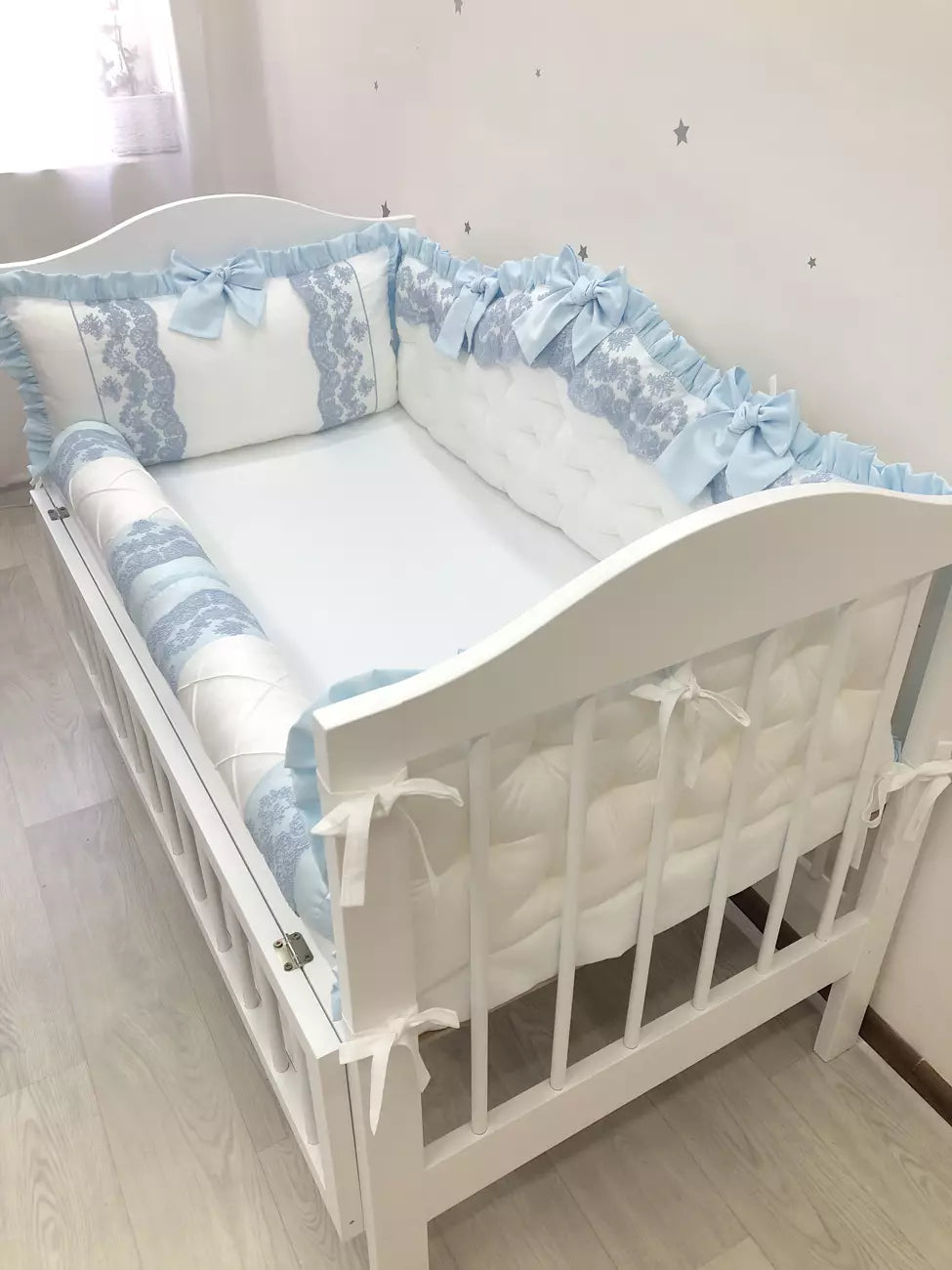 Crib Bumper “Royal luxury nursery bedding crib bumpers“ - Baby Bedding Worlds