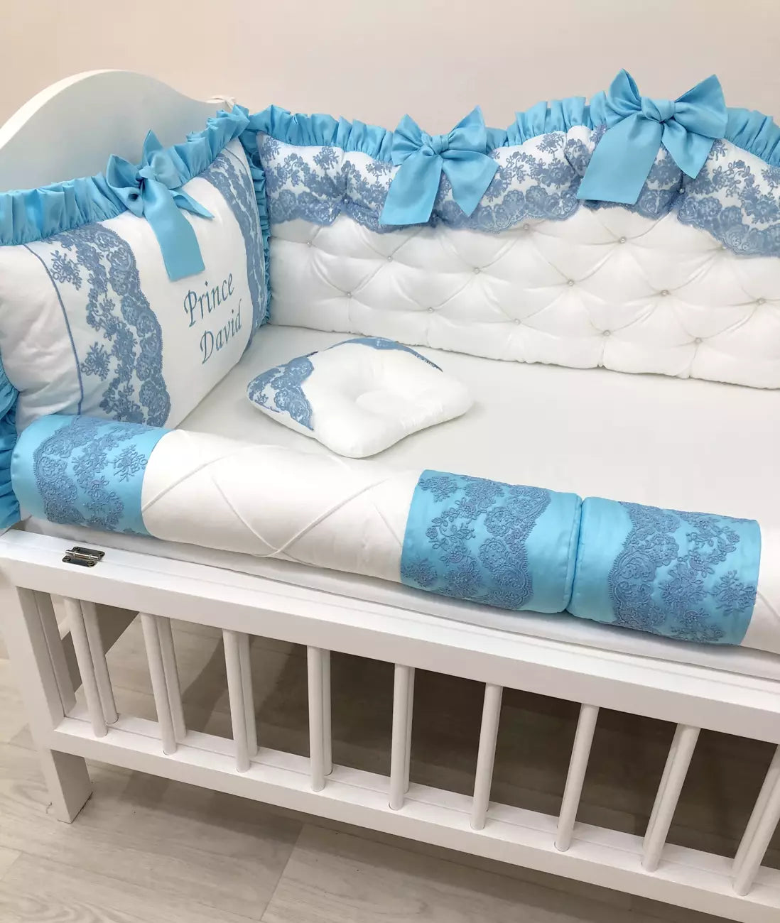 “Personalized luxury crib bumpers” - Baby Bedding Worlds