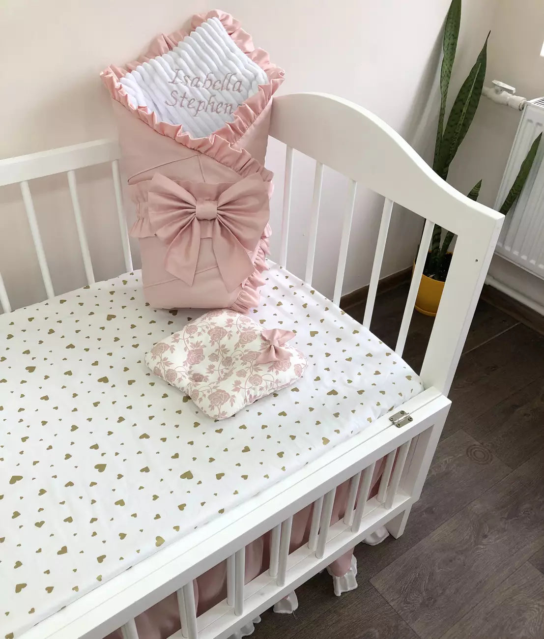 Crib set” Flowers” - Baby Bedding Worlds
