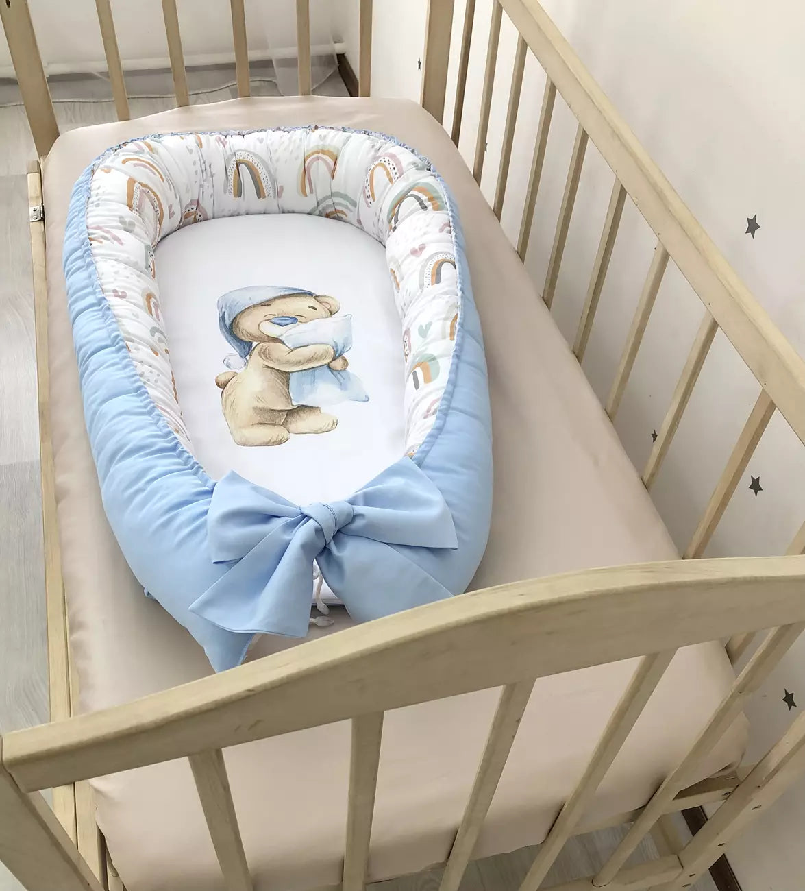 Baby Nest “Teddi bear” - Baby Bedding Worlds