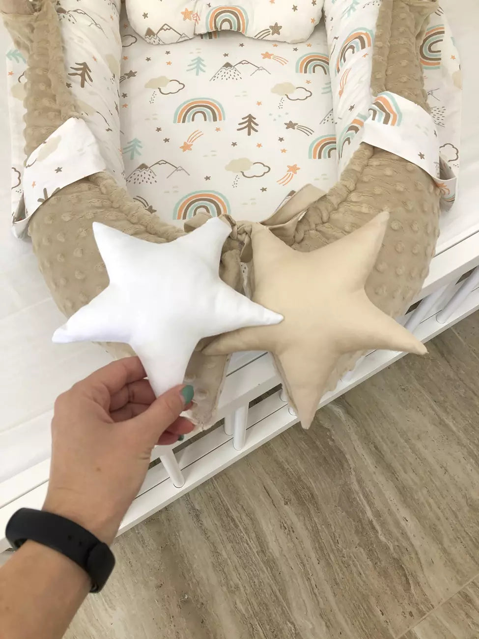 Baby nest “Rainbow” - Baby Bedding Worlds