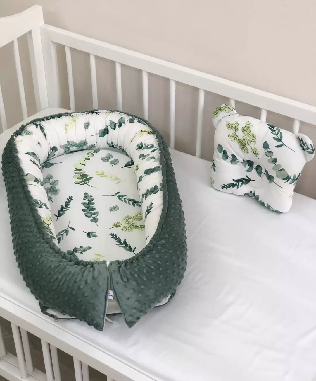 Baby nest “Green” - Baby Bedding Worlds