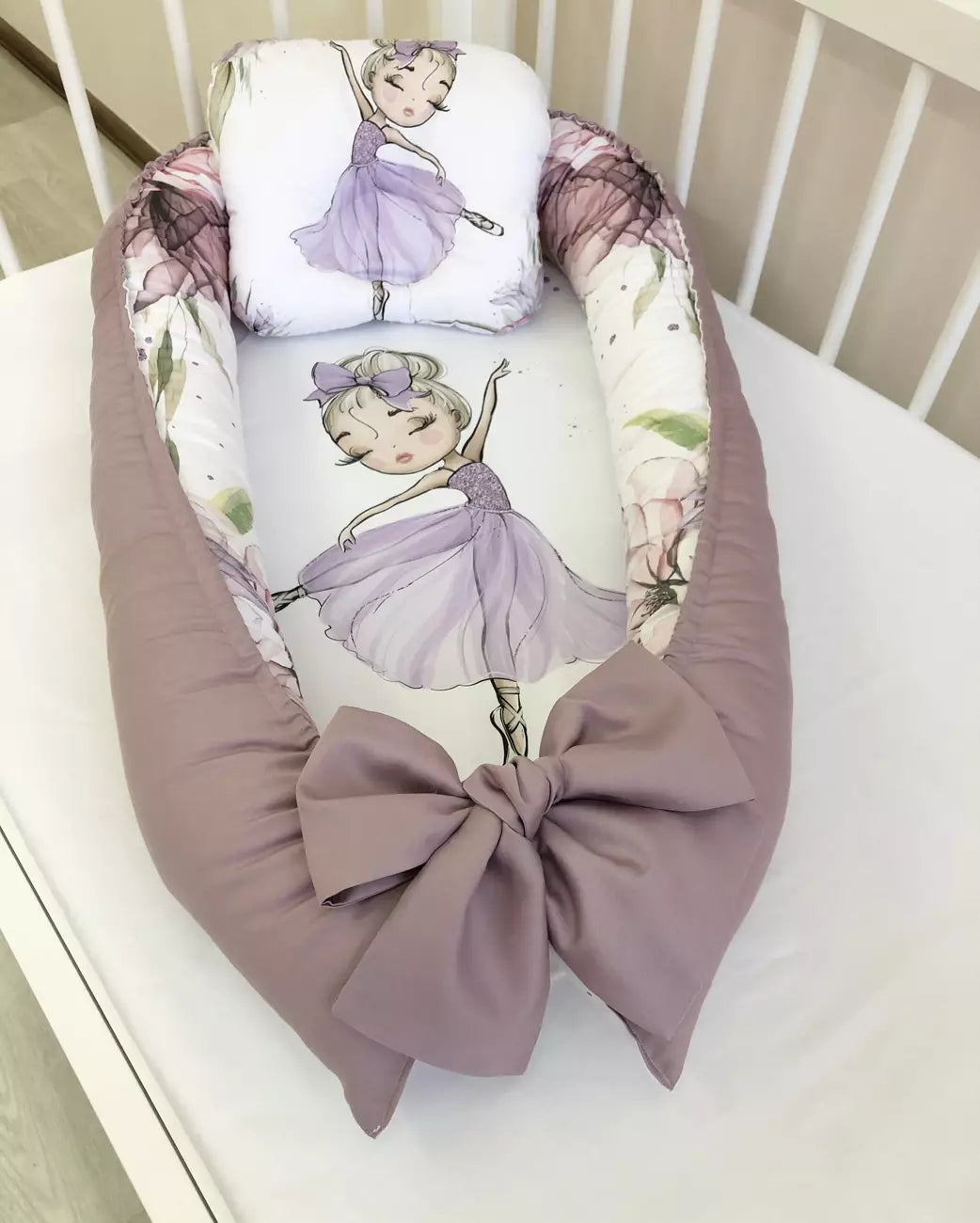 Baby nest “Ballerina” - Baby Bedding Worlds