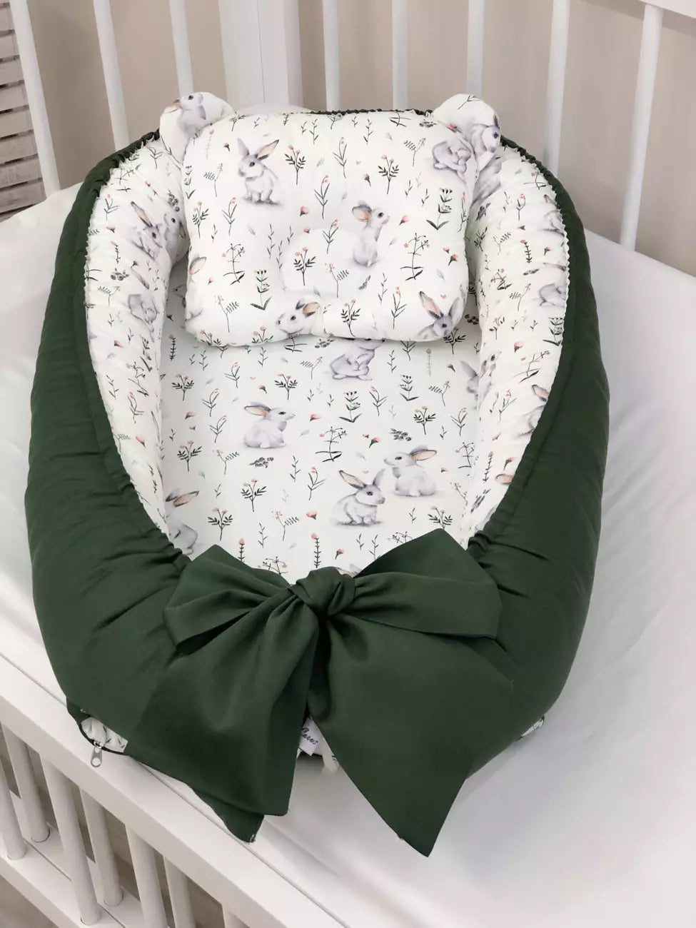 Baby nest “Rabbits” - Baby Bedding Worlds
