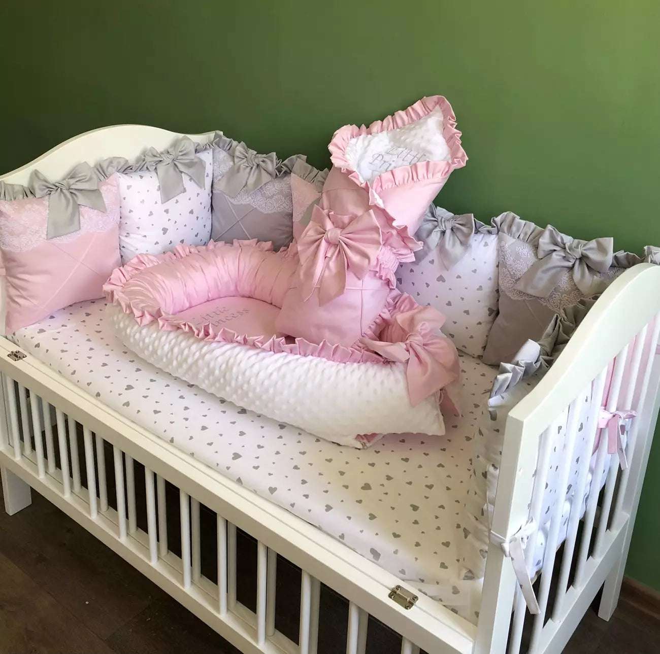 Pink Luxury personalized Bedding set - Baby Bedding Worlds
