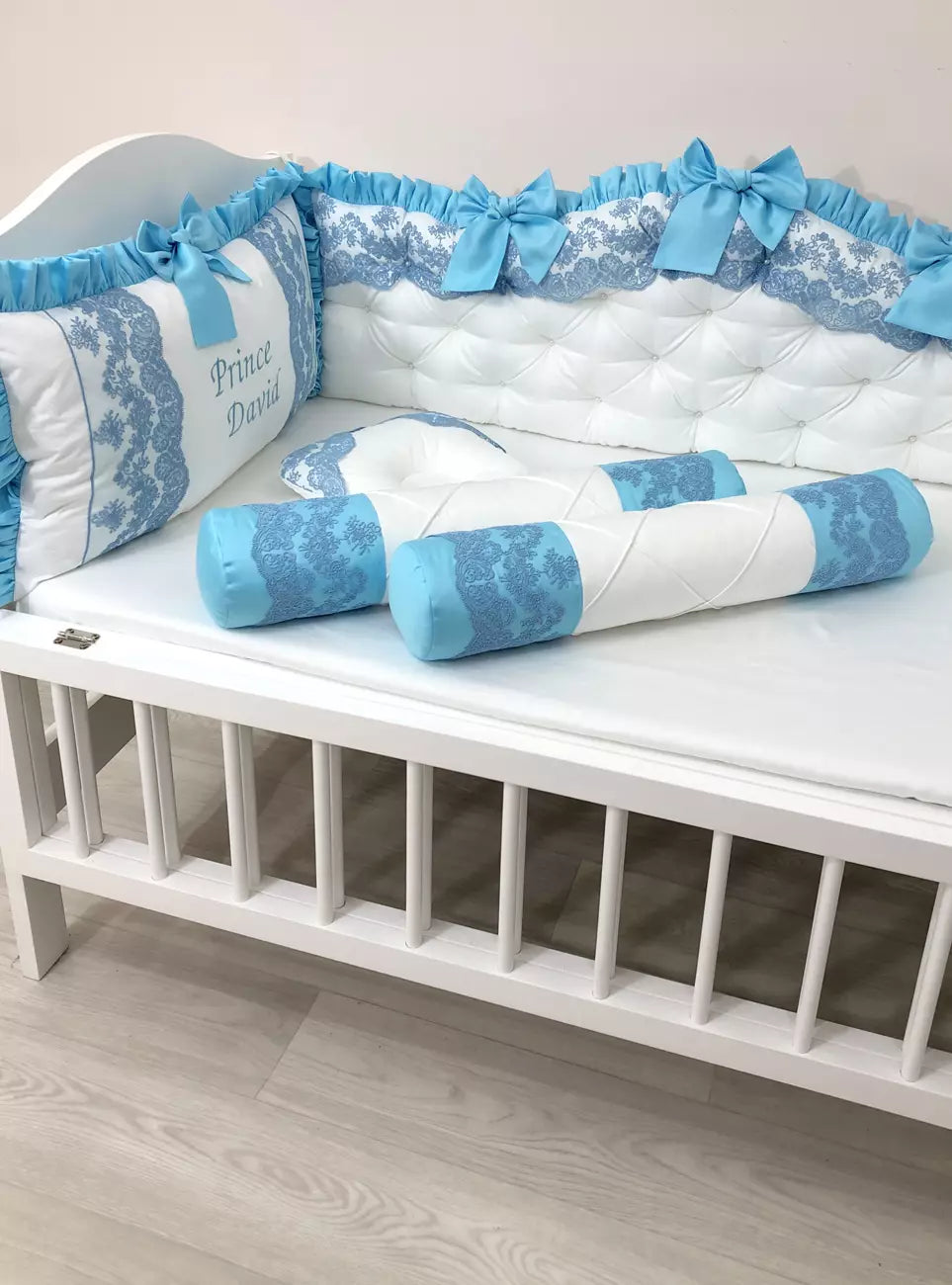 “Personalized luxury crib bumpers” - Baby Bedding Worlds