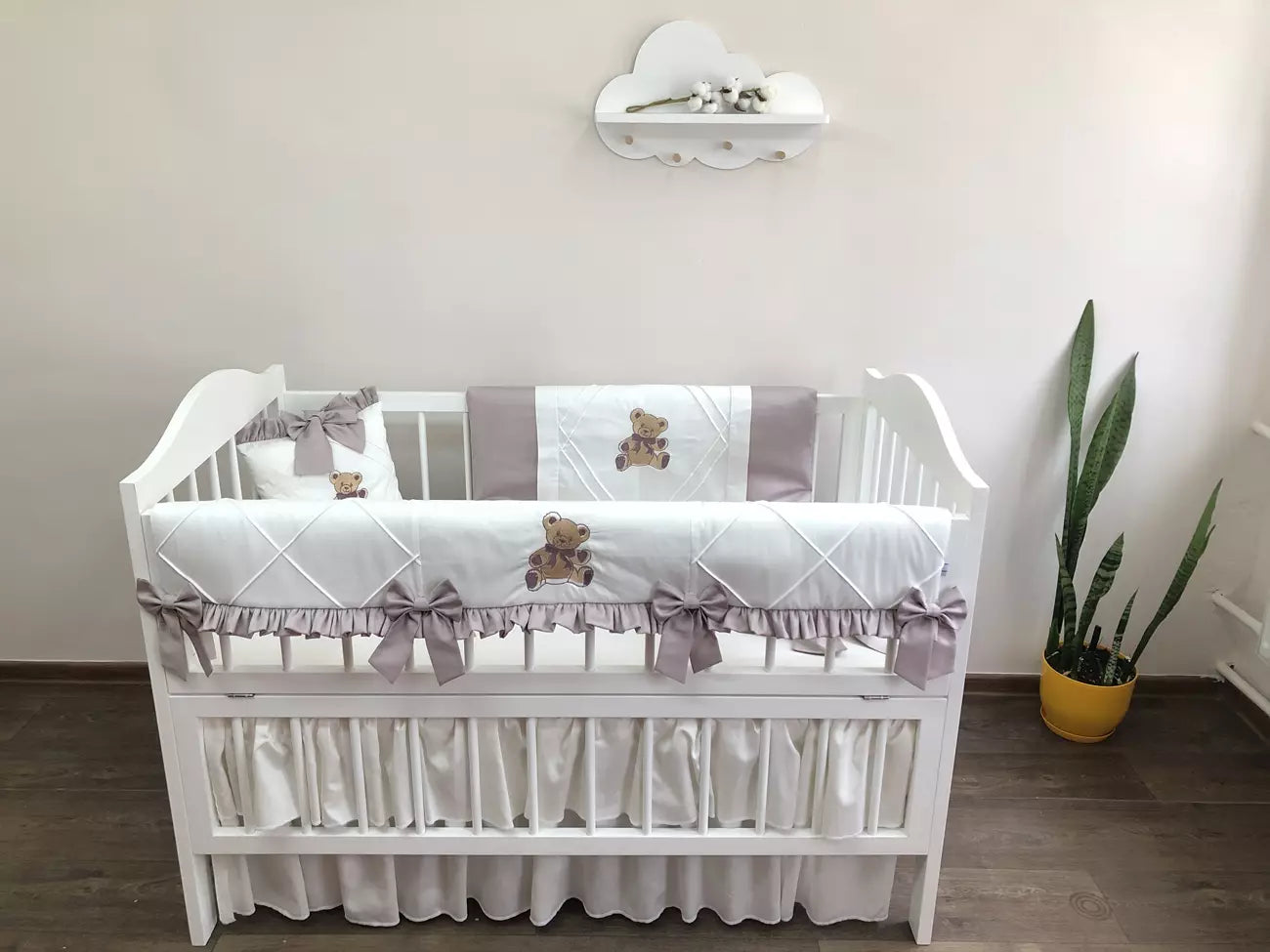 Crib set “Teddi” - Baby Bedding Worlds