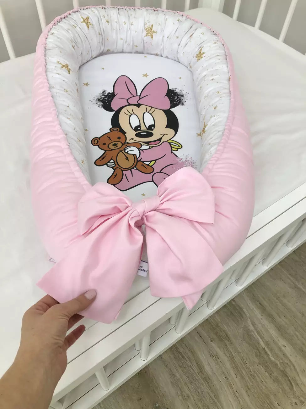 Baby nest “Pink Mays” - Baby Bedding Worlds