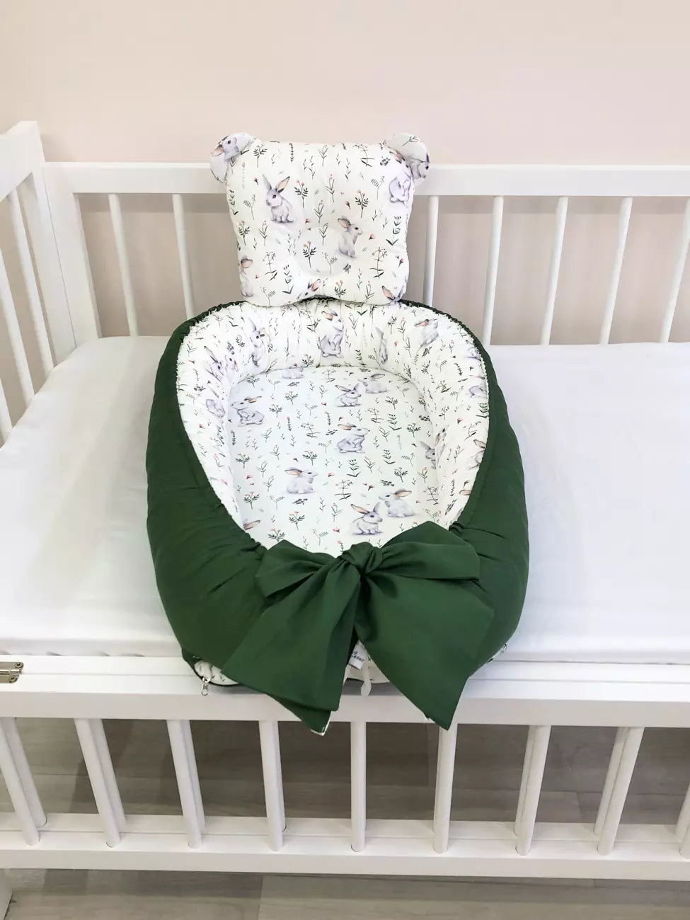 Baby nest “Rabbits” - Baby Bedding Worlds