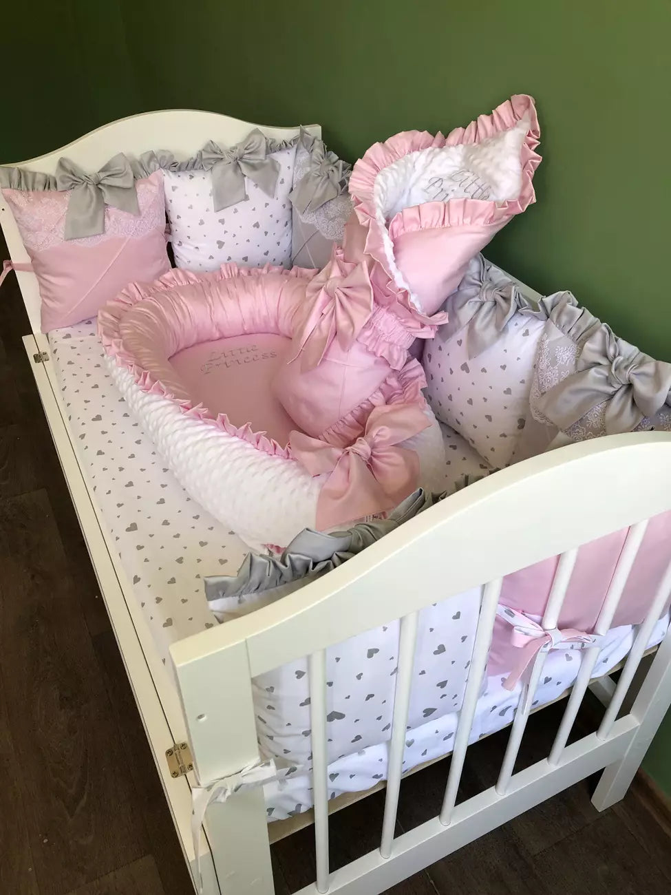 Pink Luxury personalized Bedding set - Baby Bedding Worlds