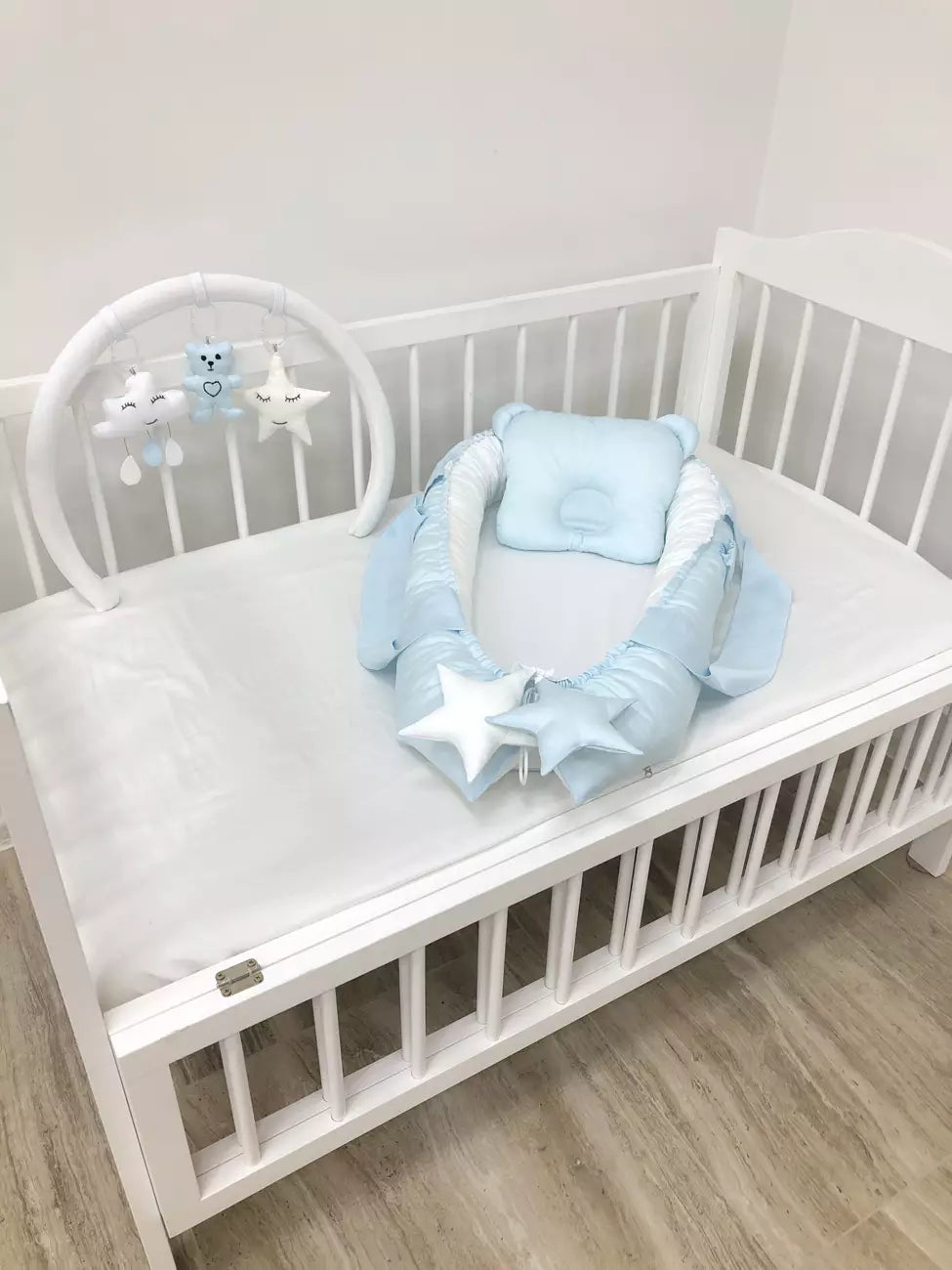 Baby Lounger blue color - Baby Bedding Worlds