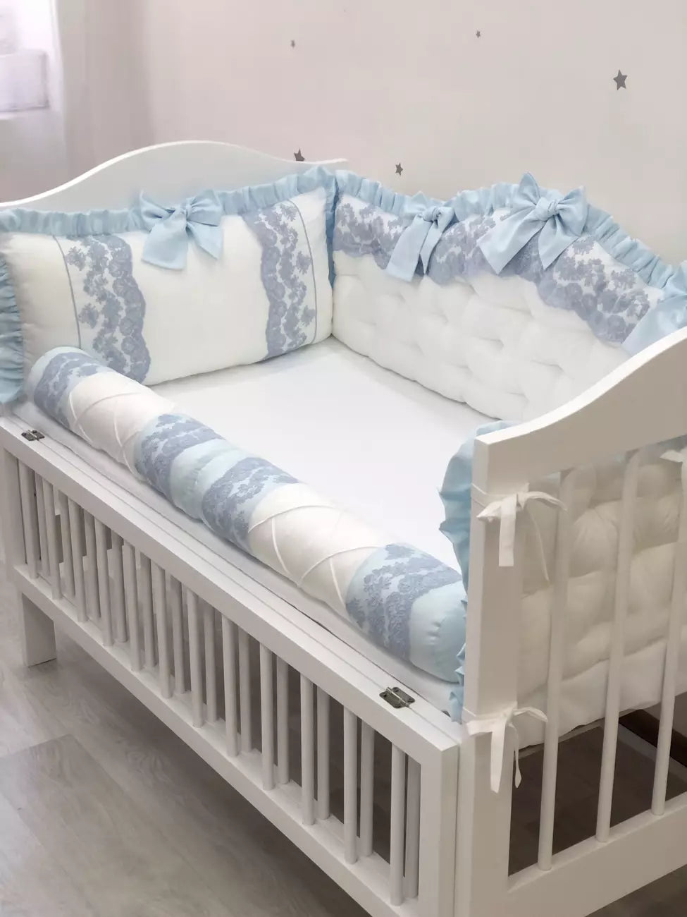 Crib Bumper “Royal luxury nursery bedding crib bumpers“ - Baby Bedding Worlds