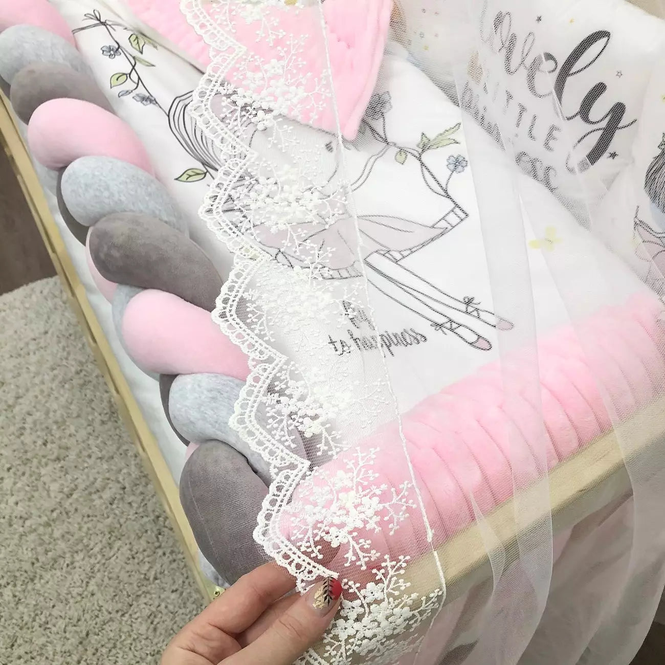 Crib Bedding Sets “Baby girl” - Baby Bedding Worlds