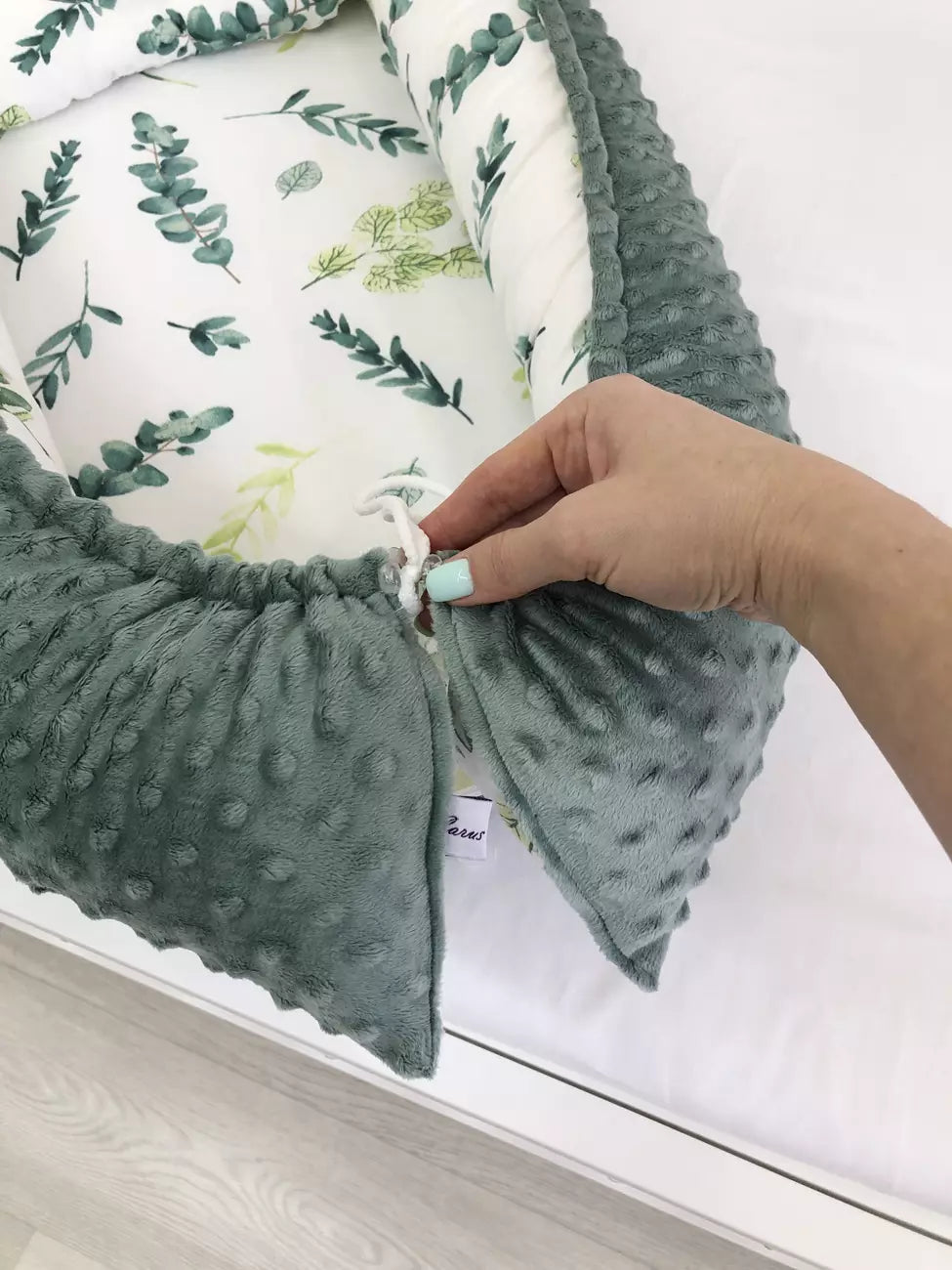 Baby nest “Green” - Baby Bedding Worlds