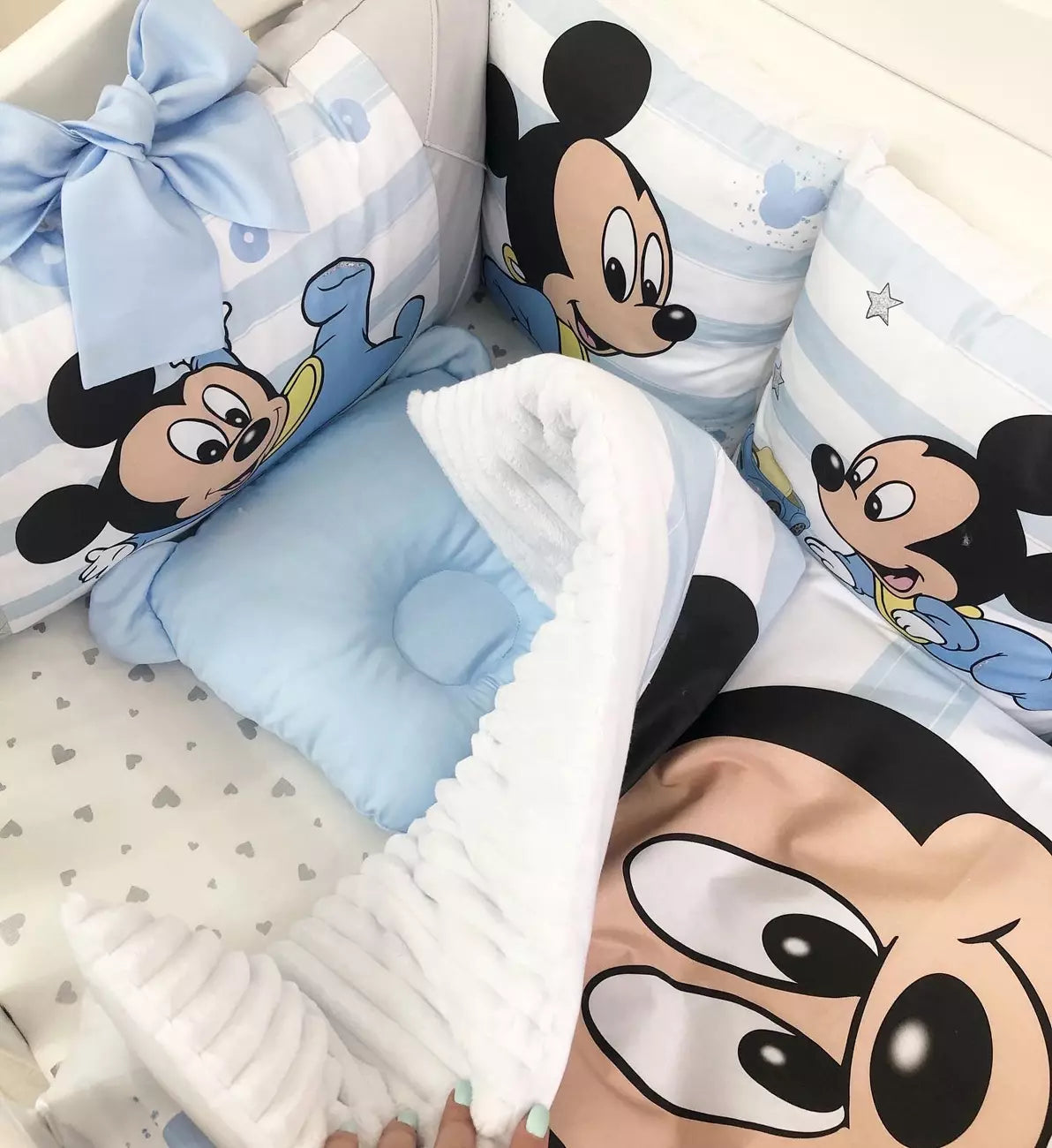Crib Bedding Sets “Blue Boy“ - Baby Bedding Worlds