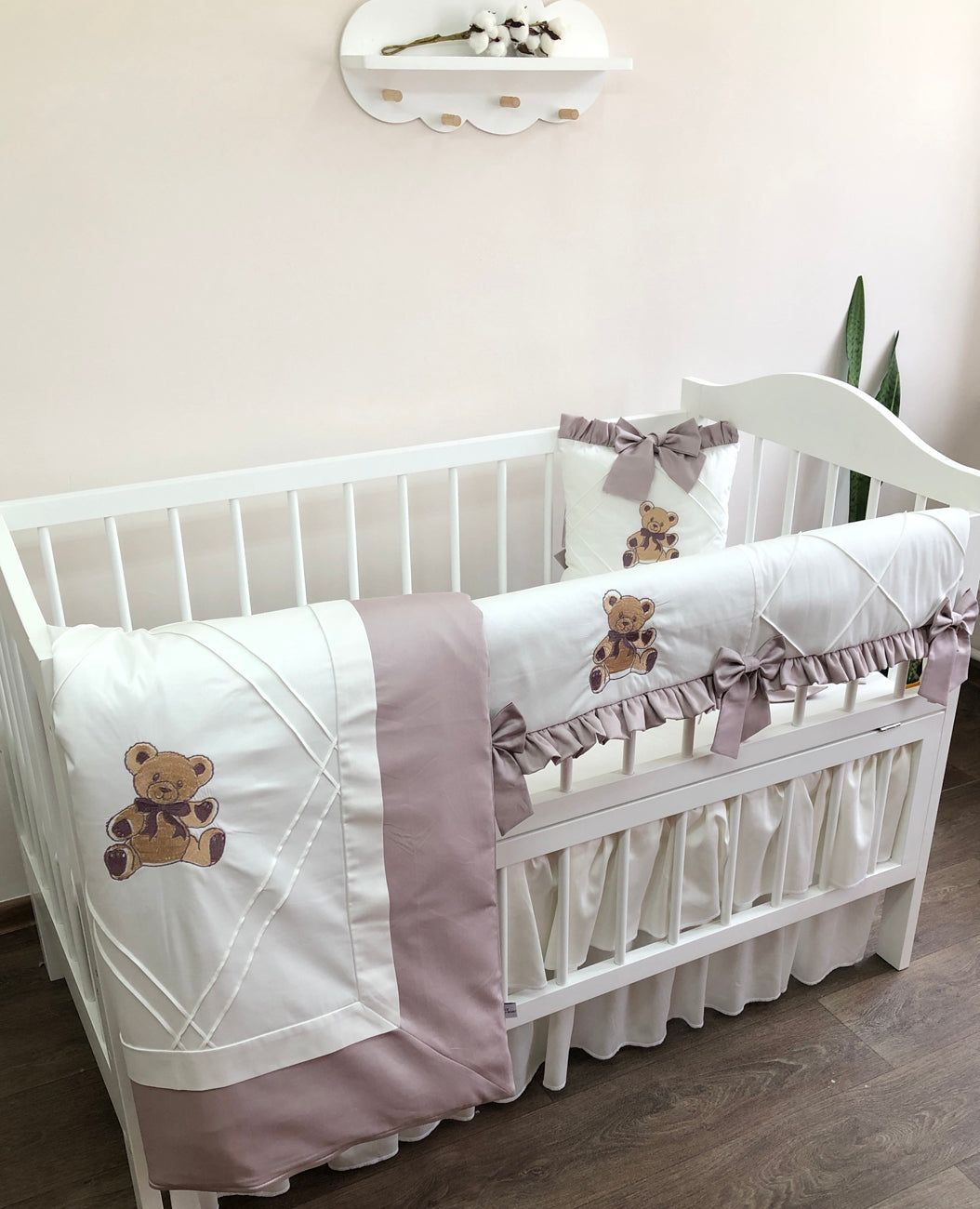 Crib set “Teddi” - Baby Bedding Worlds
