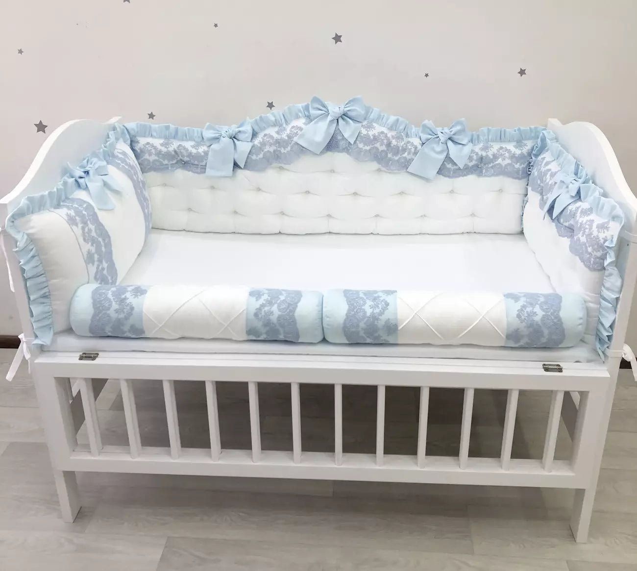 Crib Bumper “Royal luxury nursery bedding crib bumpers“ - Baby Bedding Worlds