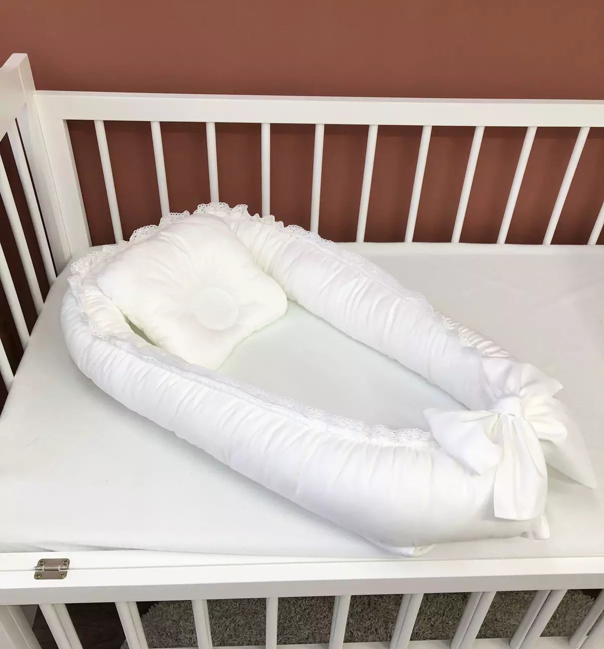 Baby Nest “White” - Baby Bedding Worlds