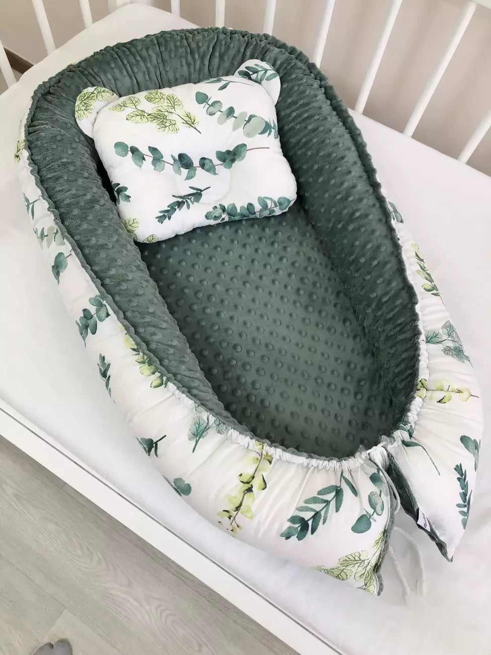 Baby nest “Green” - Baby Bedding Worlds