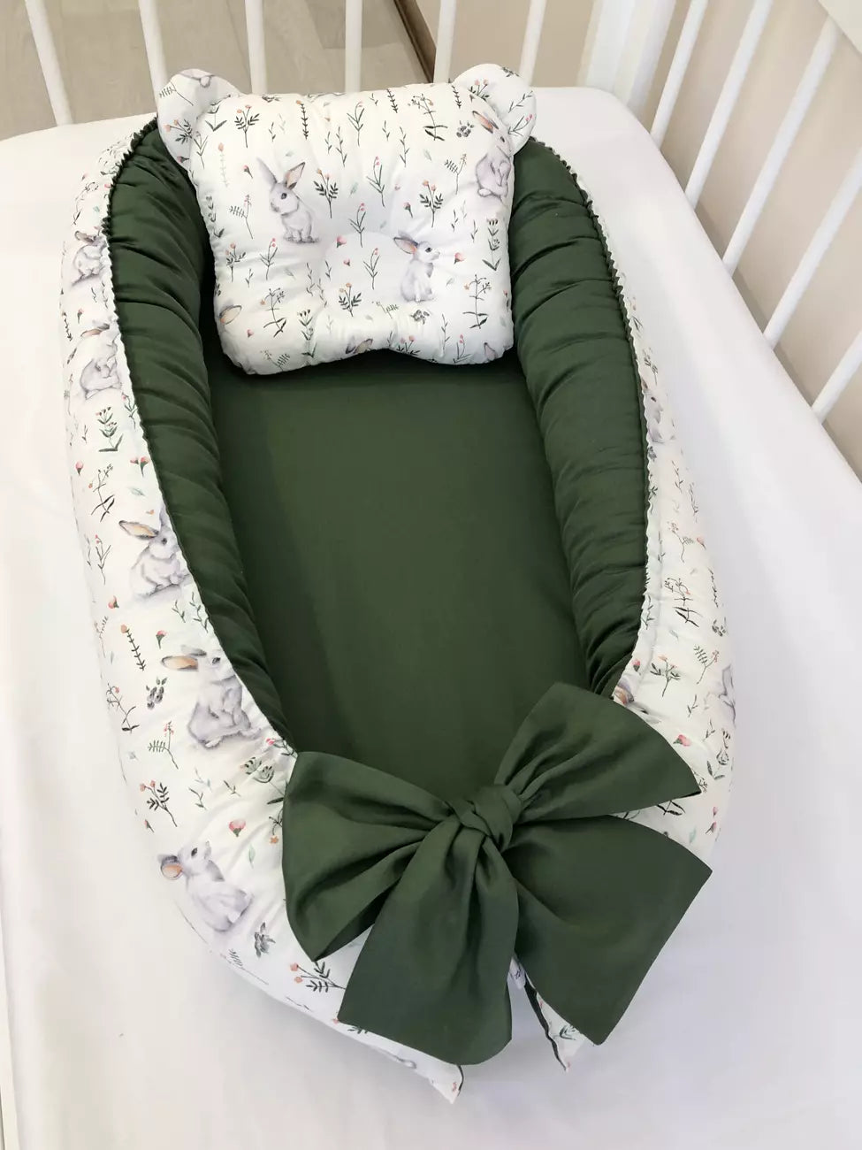 Baby nest “Rabbits” - Baby Bedding Worlds