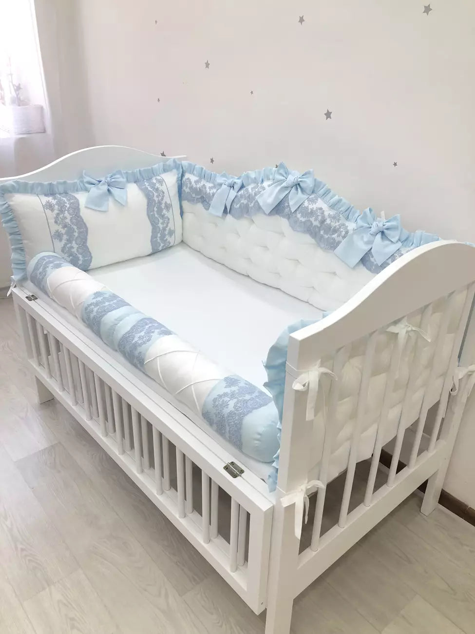 Crib Bumper “Royal luxury nursery bedding crib bumpers“ - Baby Bedding Worlds