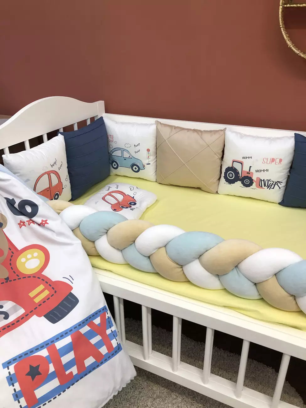 Crib set “Little Boy” - Baby Bedding Worlds