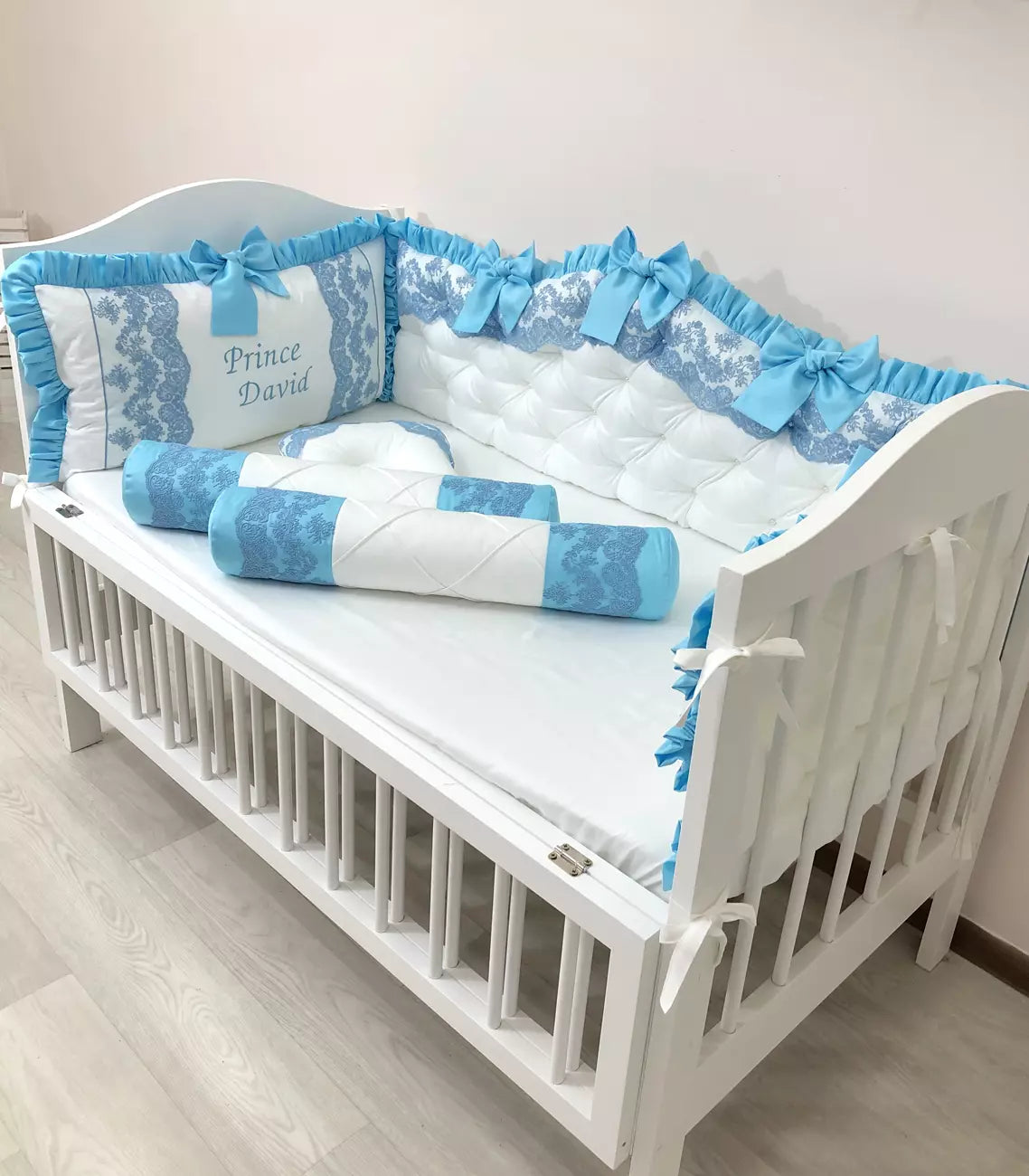 “Personalized luxury crib bumpers” - Baby Bedding Worlds