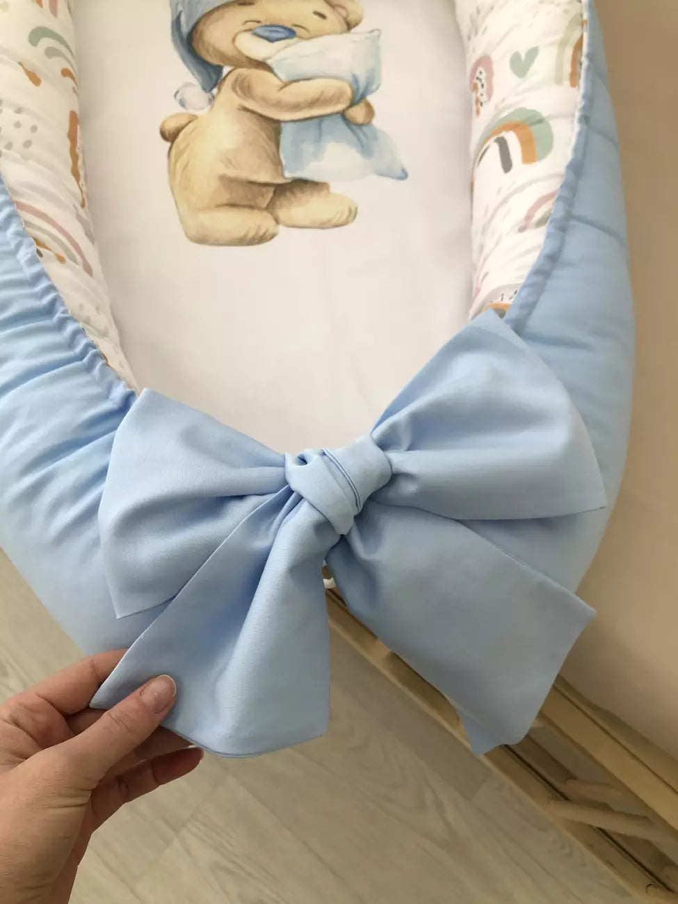 Baby Nest “Teddi bear” - Baby Bedding Worlds