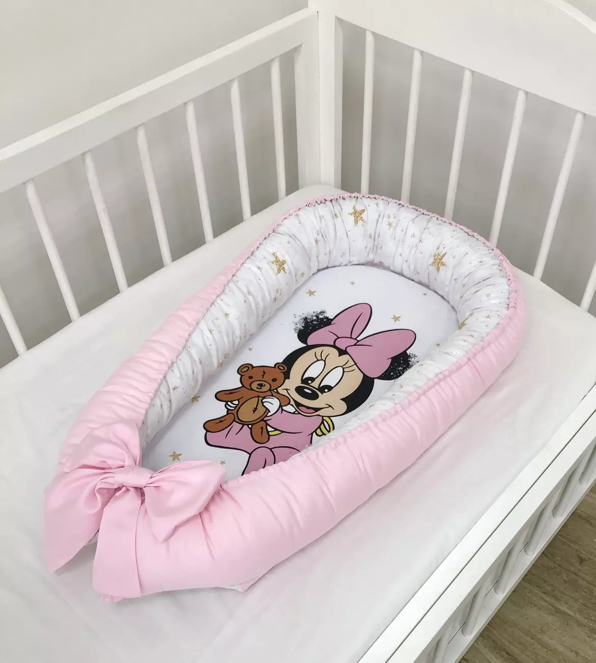 Baby nest “Pink Mays” - Baby Bedding Worlds