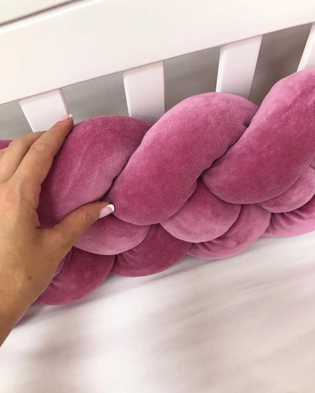 Bedding set “Dream” color dark lilac - Baby Bedding Worlds
