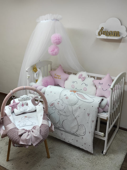 "Golden Hearts & Royal Bunnies" 14-teiliges Luxus-Komplettset