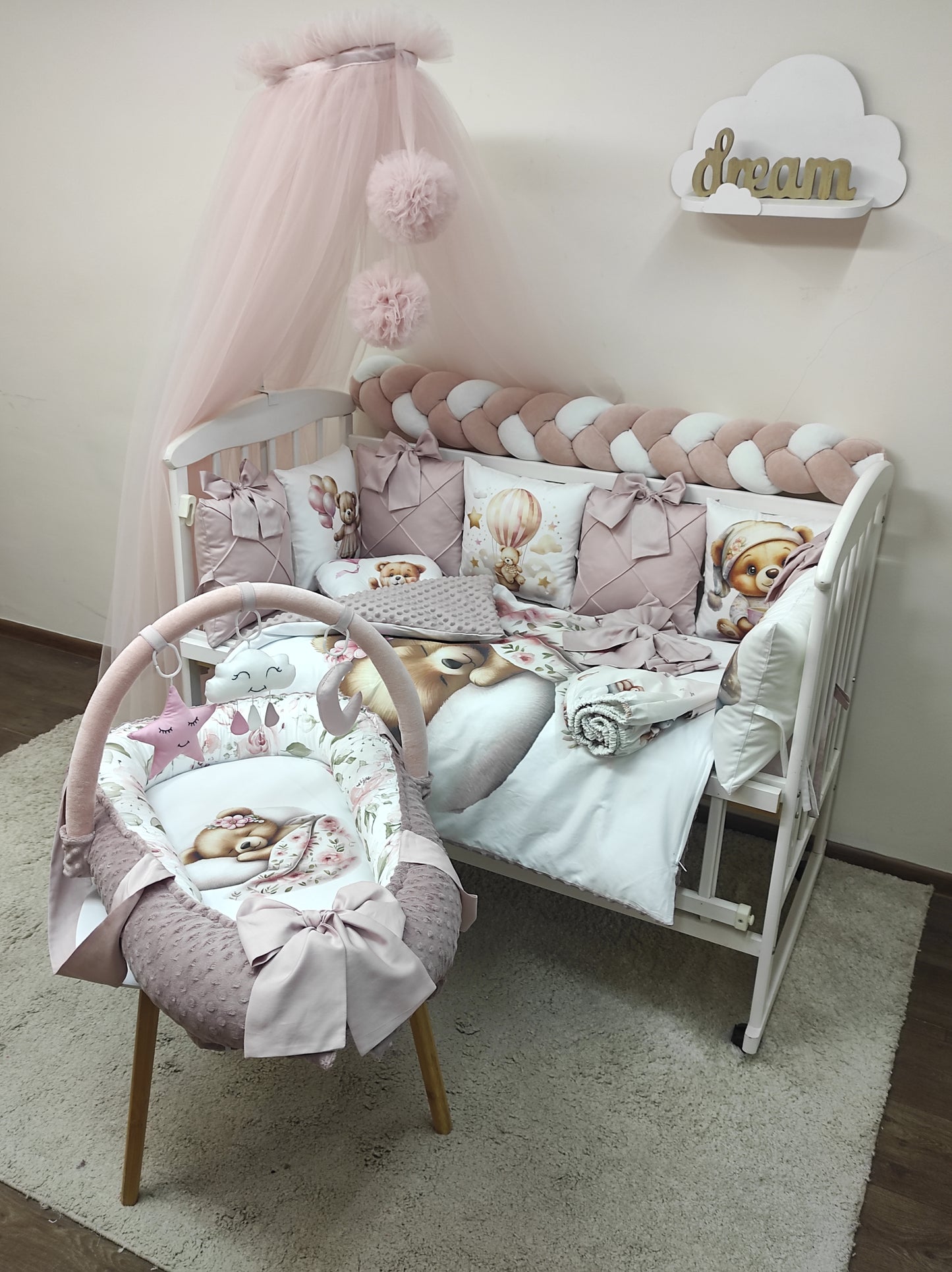 "The Enchanted Meadow Bear" 12-Piece Ultimate Nursery Grand Suite